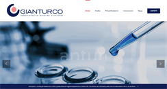 Desktop Screenshot of laboratoriogianturco.it